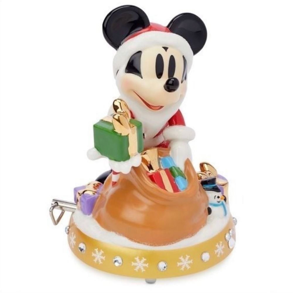 Disney Musical Figurine - Santa Mickey Mouse